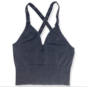 NWOT FP Movement Good Karma Crop XS/S Blue Horizon